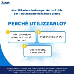 Pharmaidea Sobrepin Aerosol 40 Mg/3 Ml Soluzione Da Nebulizzare Sobrerolo Medicinale Equivalente