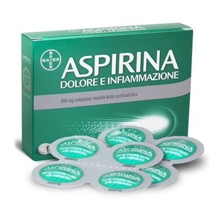 Bayer Aspirina Dolore E Infiammazione 500 Mg Compresse Rivestite Acido Acetilsalicilico