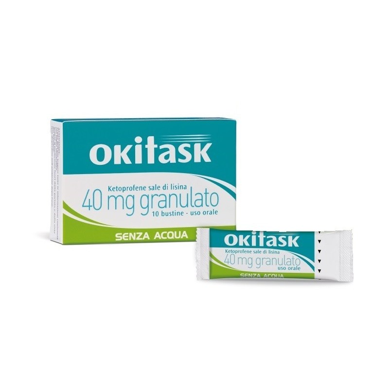 Okitask 40 Mg Granulato Ketoprofene Sale Di Lisina