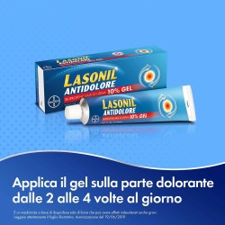Bayer Lasonil Antidolore 10% Gel Ibuprofene Sale Di Lisina