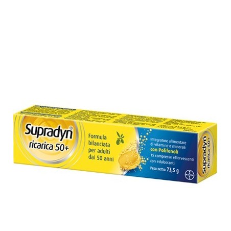 Bayer Supradyn Ricarica 50+ 15 Compresse Effervescenti
