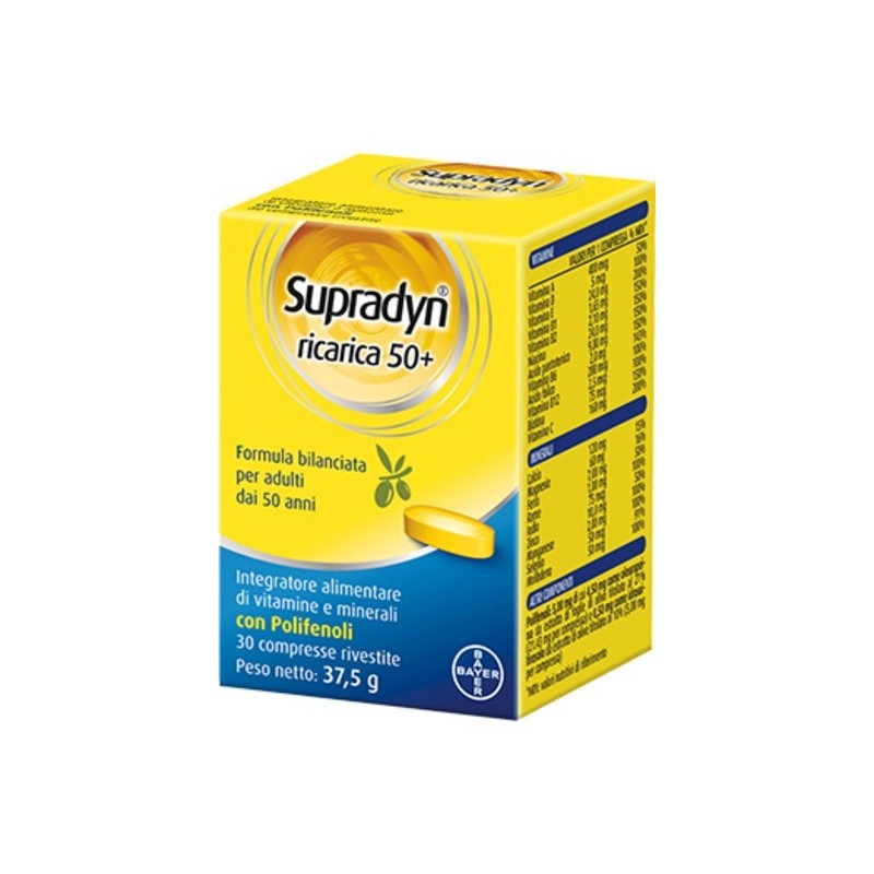 Bayer Supradyn Ricarica 50+ 30 Compresse