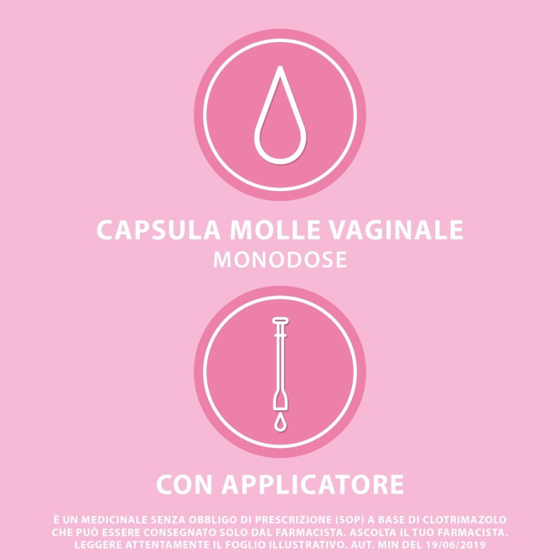 Bayer Gyno-canesten Monodose 500 Mg Capsula Molle Vaginale Clotrimazolo