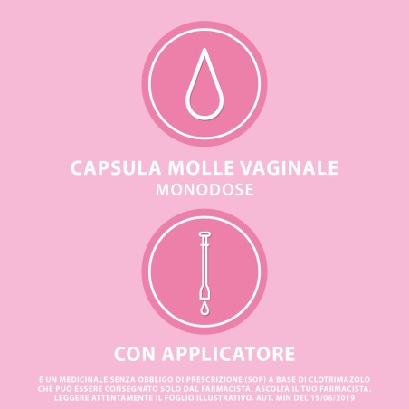 Bayer Gyno-canesten Monodose 500 Mg Capsula Molle Vaginale Clotrimazolo