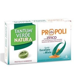 Tantum Verde Natura Propoli con Zinco Integratore per il benessere immunitario 15 pastiglie