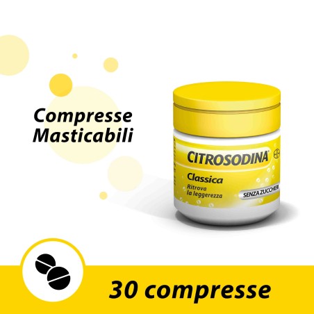 Bayer Citrosodina Classica 30 Compresse Masticabili
