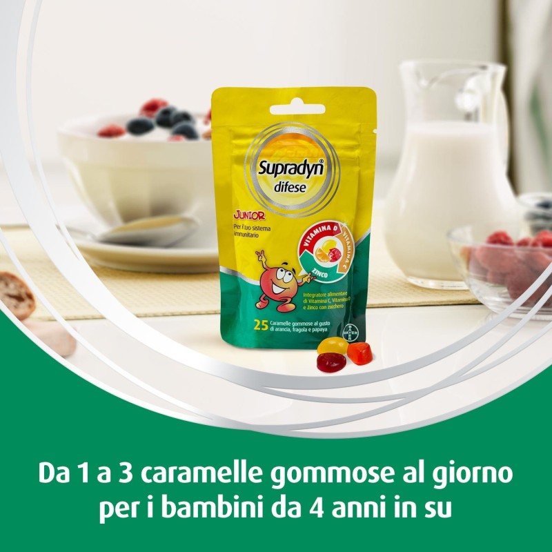 Bayer Supradyn Difese Junior 25 Caramelle Gommose