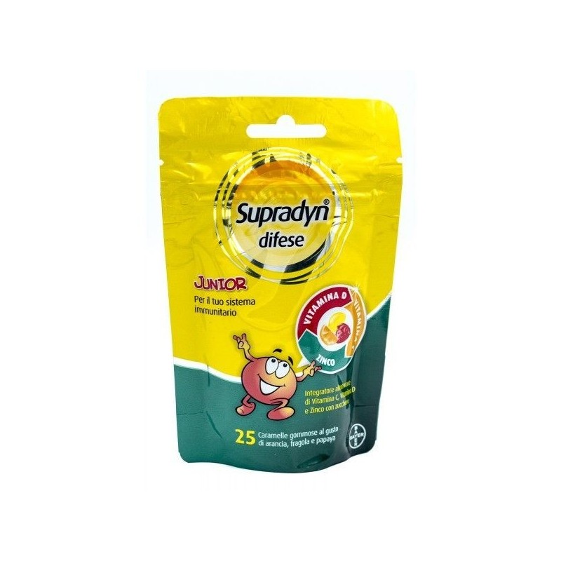 Bayer Supradyn Difese Junior 25 Caramelle Gommose