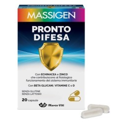 Massigen Pronto Difesa Integratore per il sistema immunitario 20 capsule