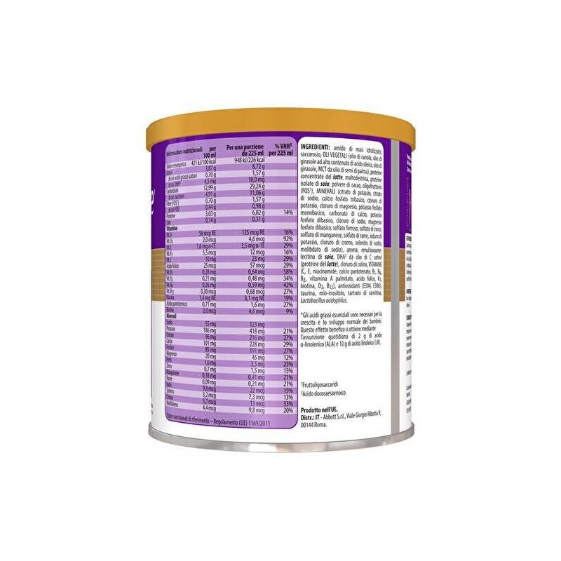 Abbott Pediasure Crescita&sviluppo Cioccolato 400 G