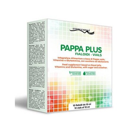 Sterilfarma Pappa Plus 10 Fialoidi Da 10 Ml