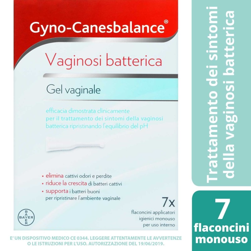 Bayer Gynocanesbalance Gel Vaginale 7 Flaconcini Monouso 5 Ml
