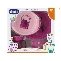 Chicco Set Pappa 12 Mesi+ Rosa