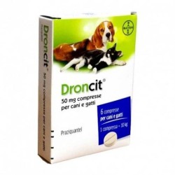 Vetoquinol S. A. Droncit 50 Mg Compresse Per Cani E Gatti