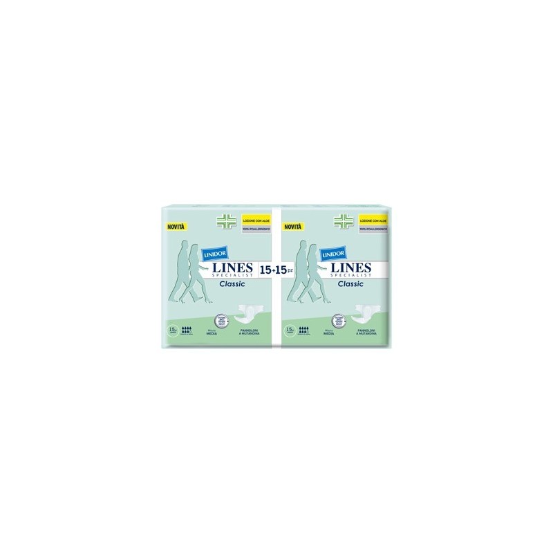 Fater Pannolone A Mutanda Lines Specialist Classic Super Mm 30 Pezzi