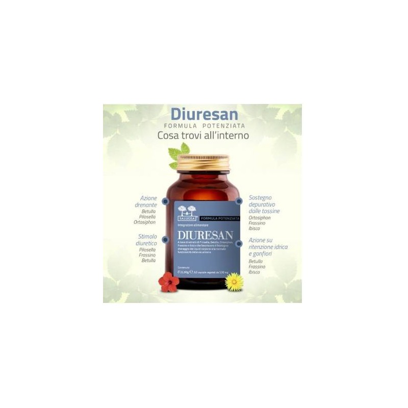 Salugea Diuresan Formula Potenziata 60 Capsule