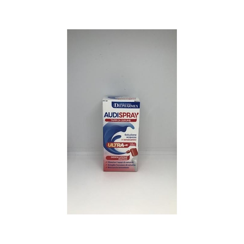 Pasquali Audispray Ultra +3 Anni Soluzione Acquosa + Tensioattivi Spray Tappi Di Cerume 20 Ml