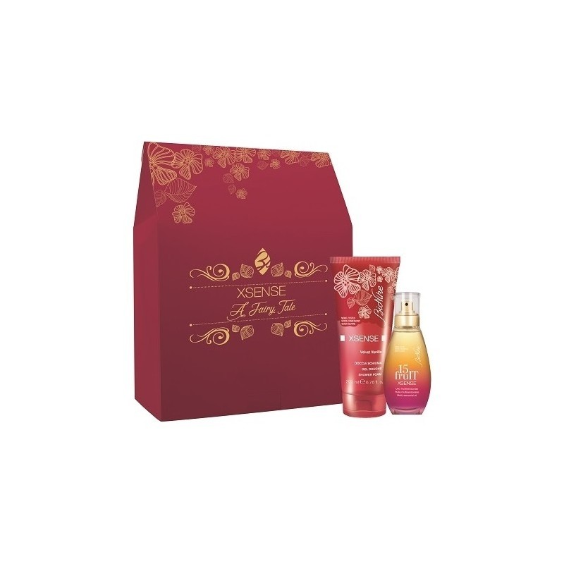 I. C. I. M. Internation Xsense Kit Natale 2019 Velvet Vanilla 200 Ml + 15 Fruit Olio Multisensoriale 15 Ml