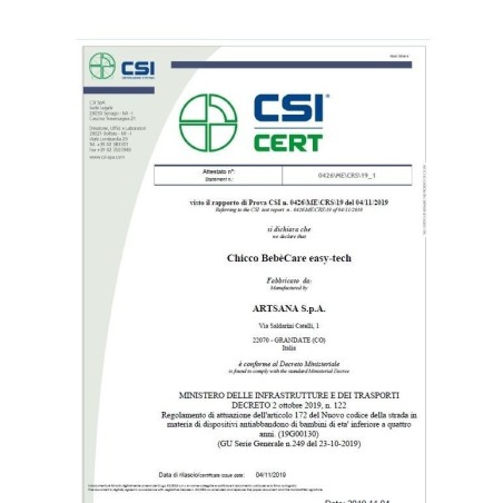 Chicco Bebe Care Easy Tech