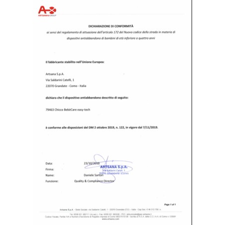 Chicco Bebe Care Easy Tech