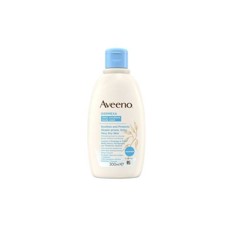 Johnson & Johnson Aveeno Dermexa Bagno Doccia 300 Ml