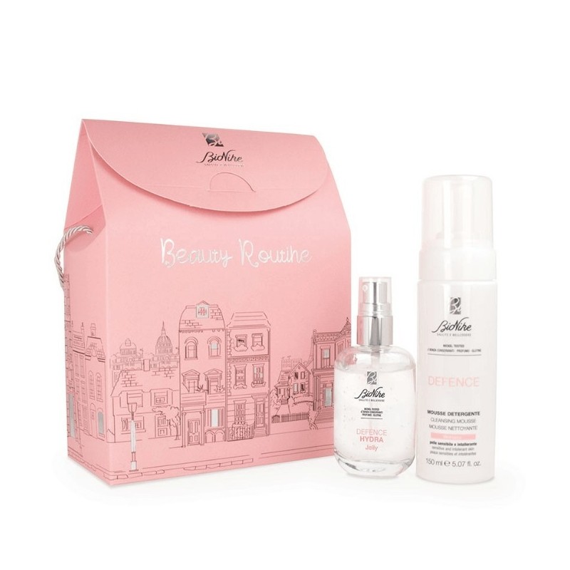 I. C. I. M. Internation Beauty Routine Kit Natale 2020 1 Defence Hydra Jelly 50 Ml + 1 Defence Mousse Detergente 150 Ml