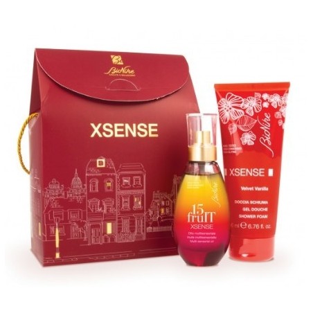 I. C. I. M. Internation Xsense Kit Natale 2020 1 15 Fruit Olio Multisensoriale 100 Ml + 1 Velvet Vanilla 200 Ml