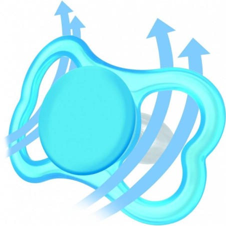 Bamed Baby Italia Mam Air Succhietto 6+ Mesi Silicone Doppio Neutro