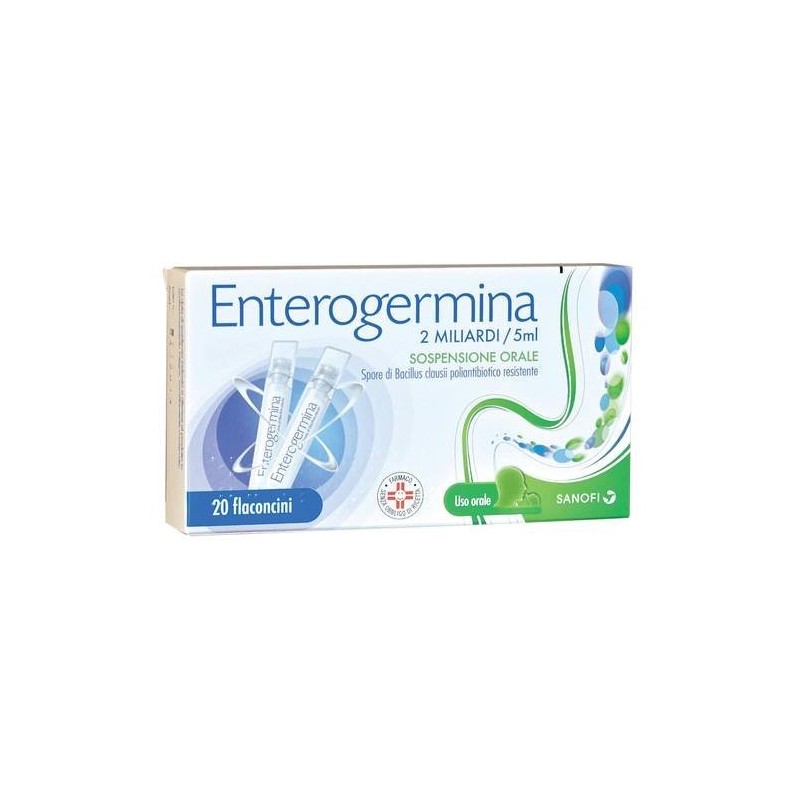 Enterogermina 2 Miliardi / 5 Ml Sospensione Orale Capsule Rigide