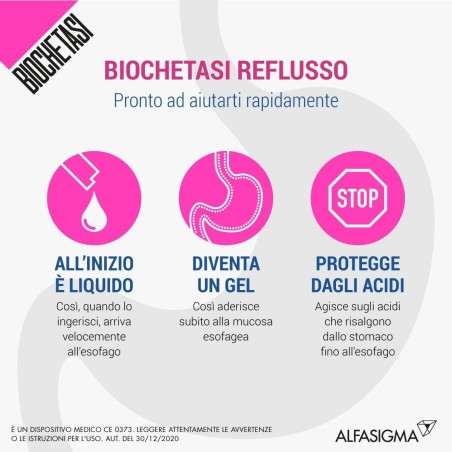 BIOCHETASI REFLUSSO 20 STICK AROMA ARANCIA