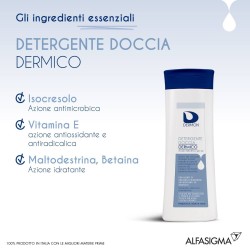 Alfasigma Dermon Detergente Doccia Dermico Ph 4,0 250 Ml