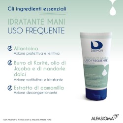 Alfasigma Dermon Idratante Mani Uso Quotidiano Crema Uso Frequente 100 Ml