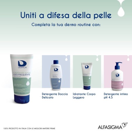 Alfasigma Dermon Idratante Mani Uso Quotidiano Crema Uso Frequente 100 Ml