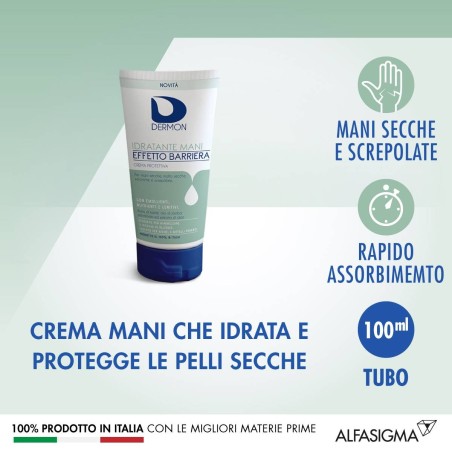 Alfasigma Dermon Idratante Mani Effetto Barriera Crema Protettiva 100 Ml