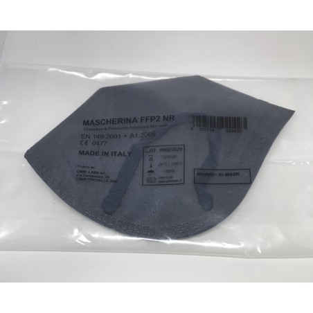 Ekiplabs Mascherina Ffp2 Blu Navy/abisso L Menta