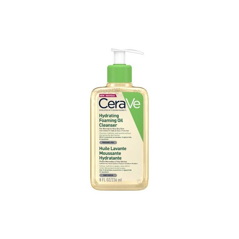 Cerave Hydrating Oil Cleanser Olio detergente e idratante 236 ml