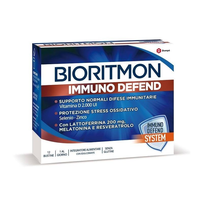 Bioritmon Immuno Defend Integratore per il sistema immunitario 12 bustine
