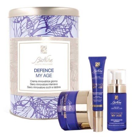 I. C. I. M. Internation Defence My Age Kit Natale 2021 Siero Rinnovatore Intensivo 30 Ml + Crema Rinnovatrice Giorno 50 Ml + Sie