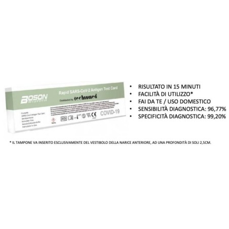 Eurospital Test Antigenico Rapido Covid-19 Autodiagnostico Determinazione Qualitativa Antigeni Sars-cov-2 In Tamponi Nasali Medi