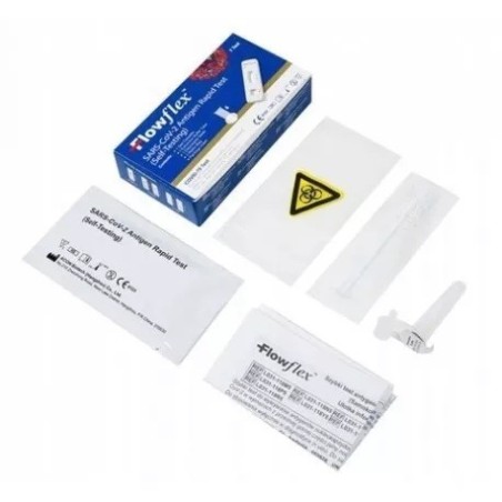 Nevia Biotech Test Antigenico Rapido Covid-19 Flowflex Autodiagnostico Determinazione Qualitativa Antigeni Sars-cov-2 In Tamponi