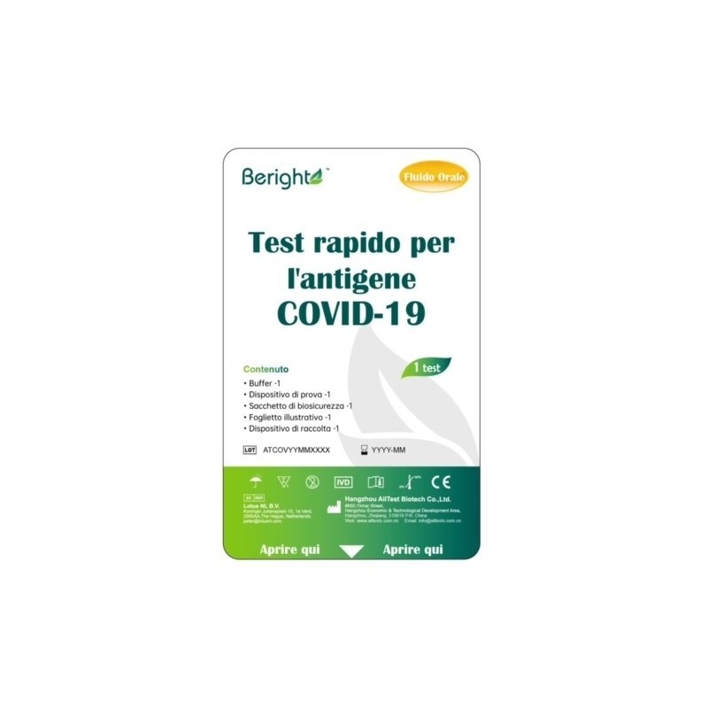 Intermedical Test Antigenico Rapido Covid-19 Alltest Autodiagnostico Determinazione Qualitativa Antigeni Sars-cov-2 In Campioni 