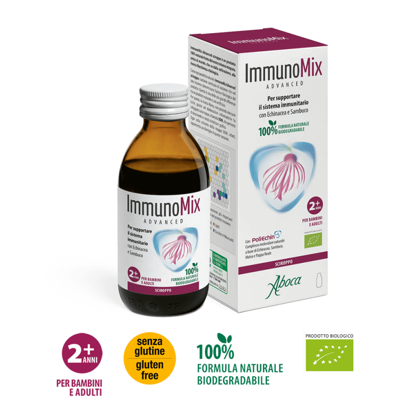 Aboca Immunomix Advanced Sciroppo per il sistema immunitario 210 g