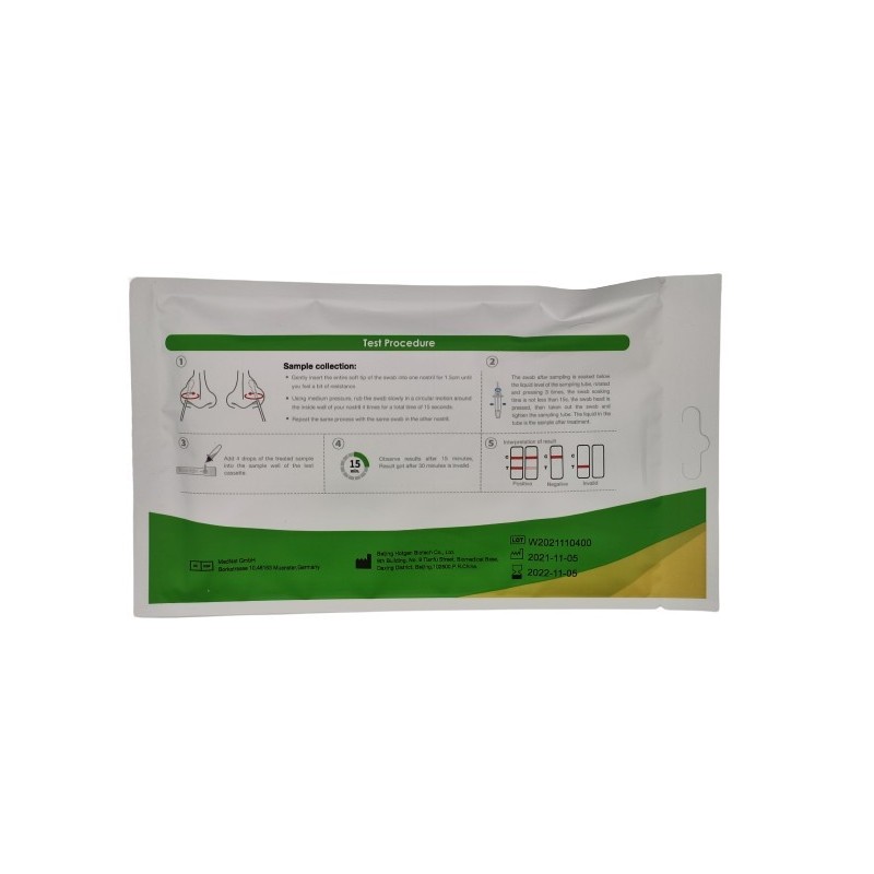 M. S. Service Di Monacelli S. Test Antigenico Rapido Covid-19 Hotgen Autodiagnostico Determinazione Qualitativa Antigeni Sars-co