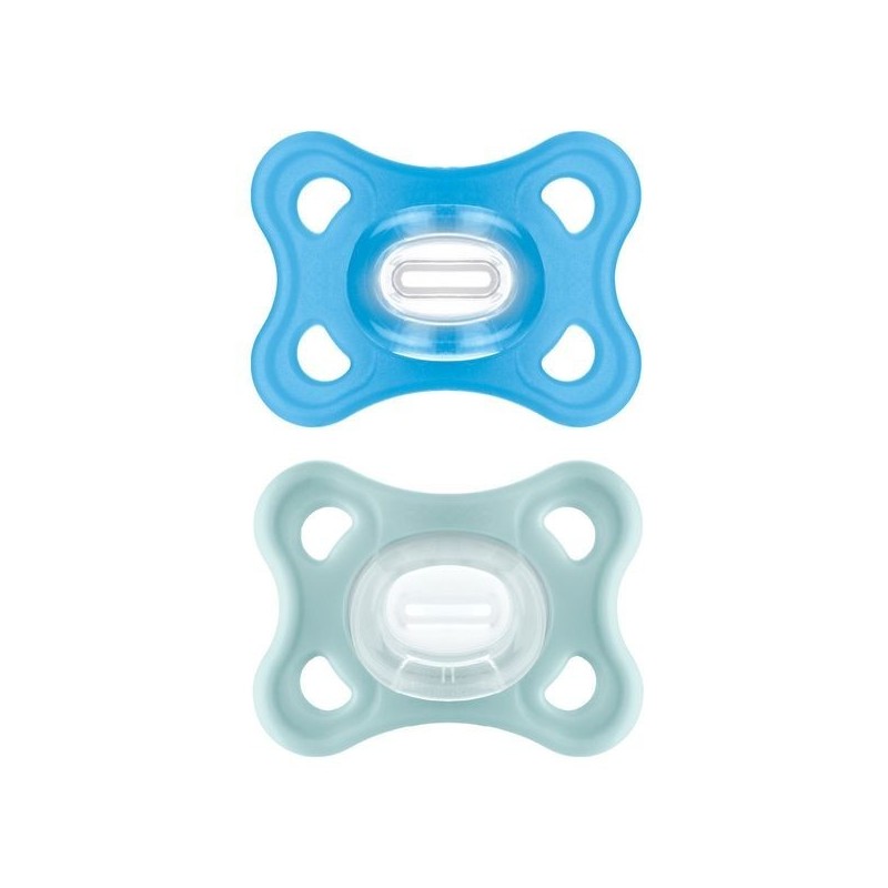 Bamed Baby Italia Mam Comfort Succhietto 2-6 Mesi Silicone Confezione Doppia Maschio