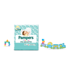Fater Pampers Baby Dry Pannolini Downcount Maxi 18 Pezzi