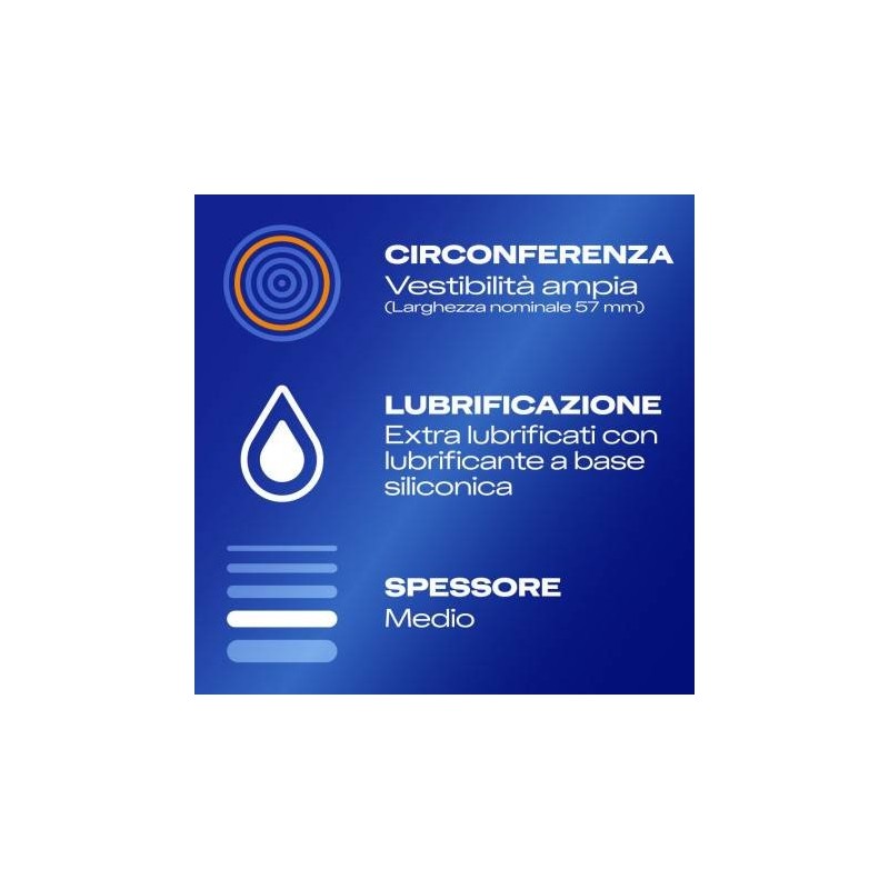 Reckitt Benckiser H. Profilattico Durex Settebello Extralarge 10 Pezzi