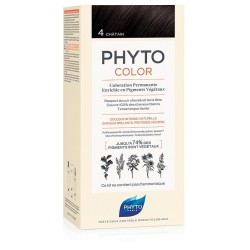 Phyto Color Kit 4 Castano 1 Latte 50 Ml + 1 Crema 50 Ml + 1 Maschera 12 Ml