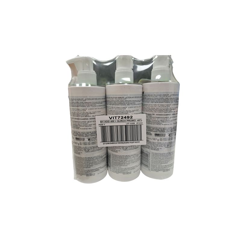 Vichy Dercos Shampoo Addolcente 400 Ml + Surchemise Promo - 40%