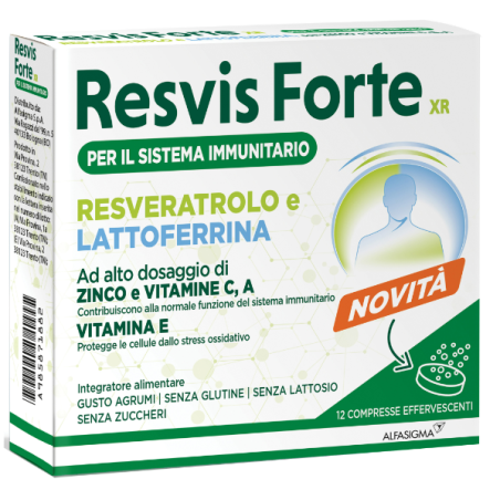 Resvis Forte XR Integratore per le difese immunitarie 12 compresse effervescenti