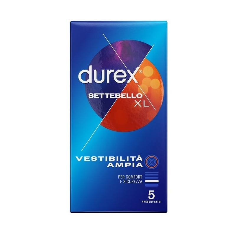 Reckitt Benckiser H. Profilattico Durex Settebello Xl 5 Pezzi
